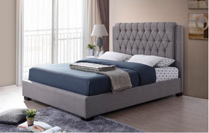 IFDC Queen Upholstered Platform Bed IF 196 - 60